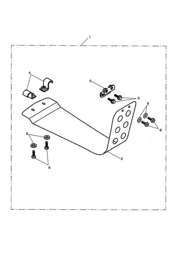 Diagram Skid Plate Kit for your 2011 Triumph Scrambler  EFI 