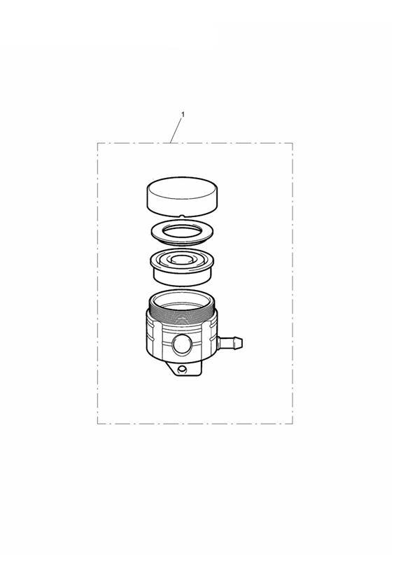 Diagram Reservoir, Front Brake for your Triumph