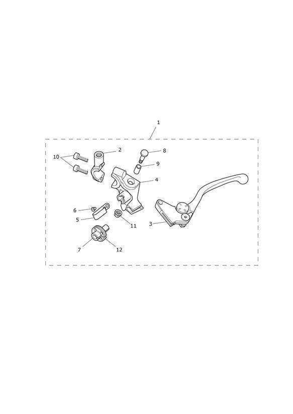 Diagram Clutch Controls & Switches for your 2011 Triumph Scrambler  EFI 