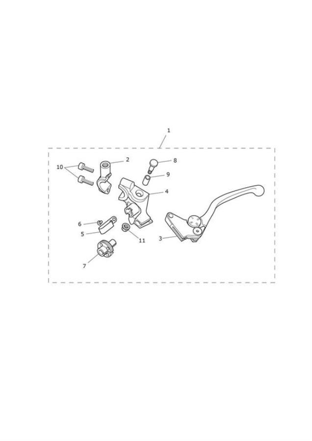 Diagram Clutch Controls & Switches for your 2011 Triumph Scrambler  EFI 