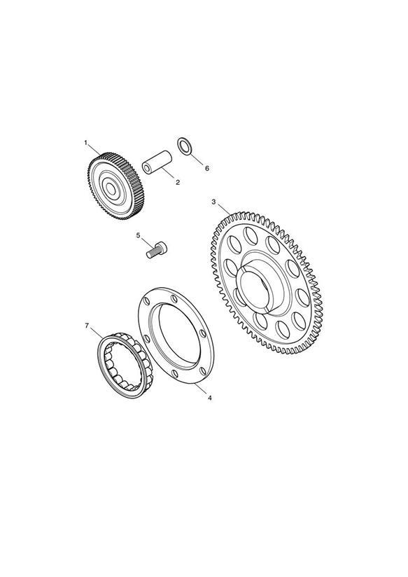 Full size assembly image of Starter Drive (1/1)