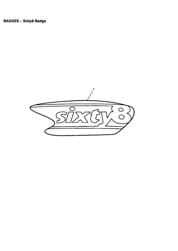 Diagram Sixty8 Badge for your Triumph