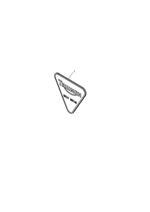 Full size assembly image of Badge Kit, Triangular (1/1)
