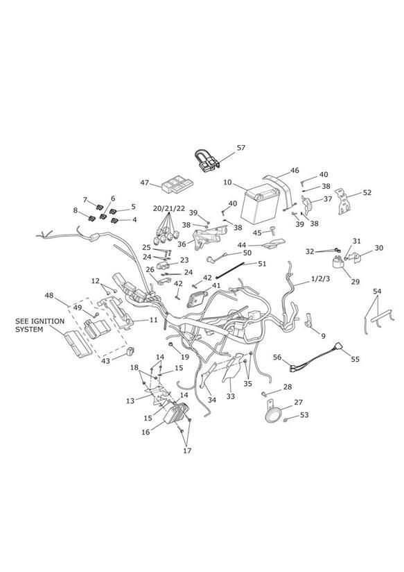 Diagram Electrical Equipment for your 2012 Triumph Speedmaster   