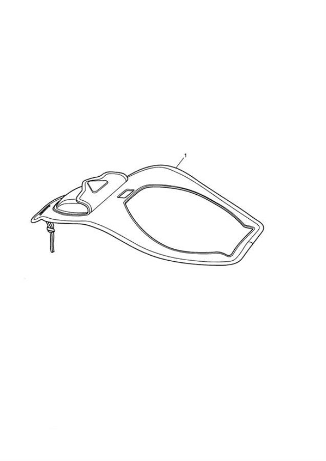 Diagram Tank Cover for your 2013 Triumph Speedmaster EFI  