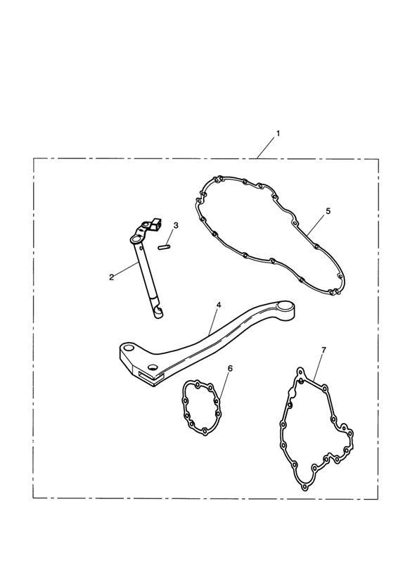 Diagram Clutch Span Reduction Kit for your 2007 Triumph Bonneville  from VIN 380777/ SE 