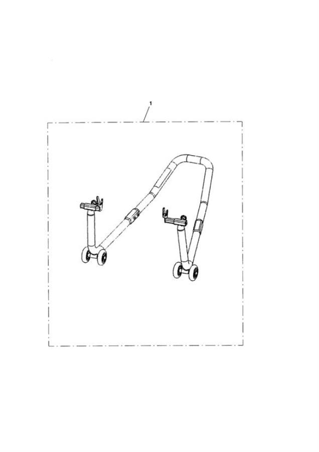 Full size assembly image of Paddock Stand, Rear (1/1)