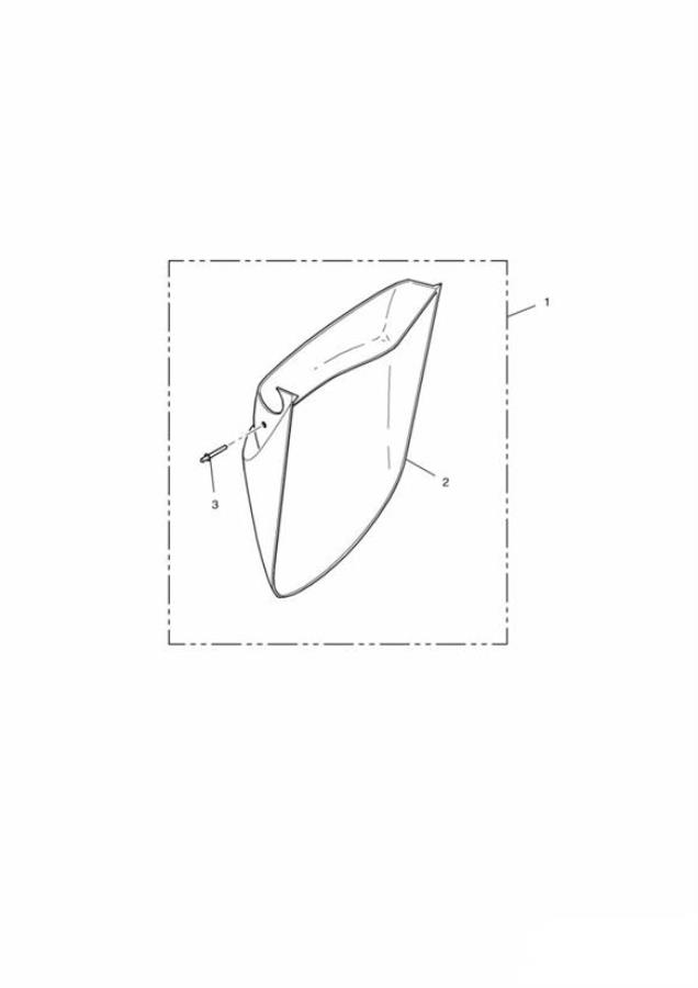 Diagram Front Mudguard Extension for your 1997 Triumph Tiger   