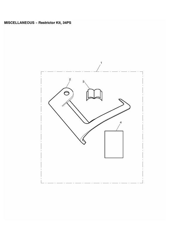 Diagram Restrictor Kit, 34PS for your 2015 Triumph Thruxton 900 EFI  