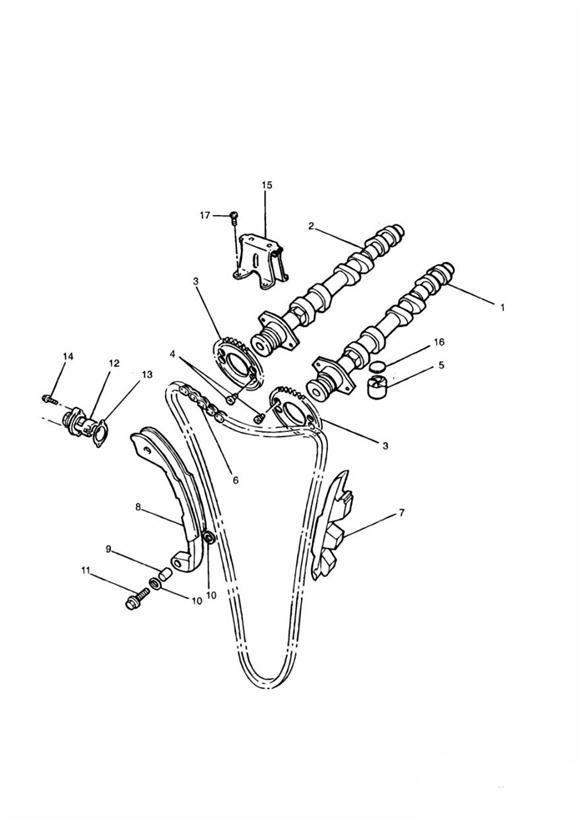 Diagram Camshaft and Drive for your 2011 Triumph Thunderbird  Standard 