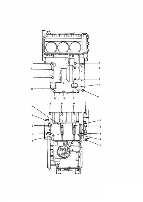 Diagram Crankcase Fixings for your 2016 Triumph Thunderbird   