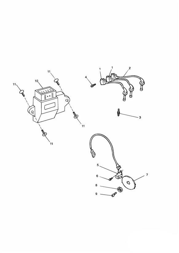 Diagram Ignition System 111990 + for your 2011 Triumph Thunderbird  Standard 