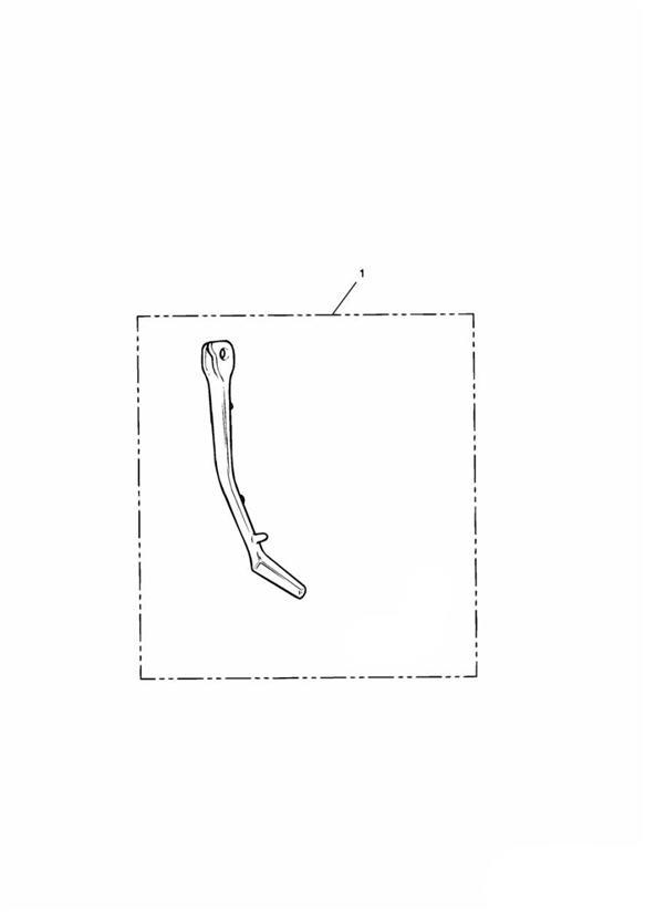 Full size assembly image of Chrome Side Stand (1/1)
