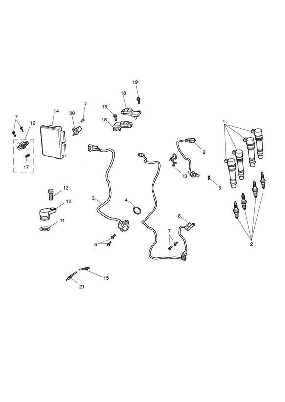 Diagram Ignition System for your Triumph Tiger  