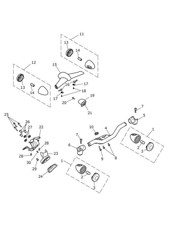 Diagram Indicators for your 2016 Triumph Thunderbird   