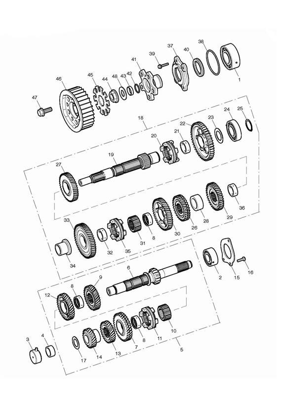 Diagram Transmission for your 2016 Triumph Daytona   