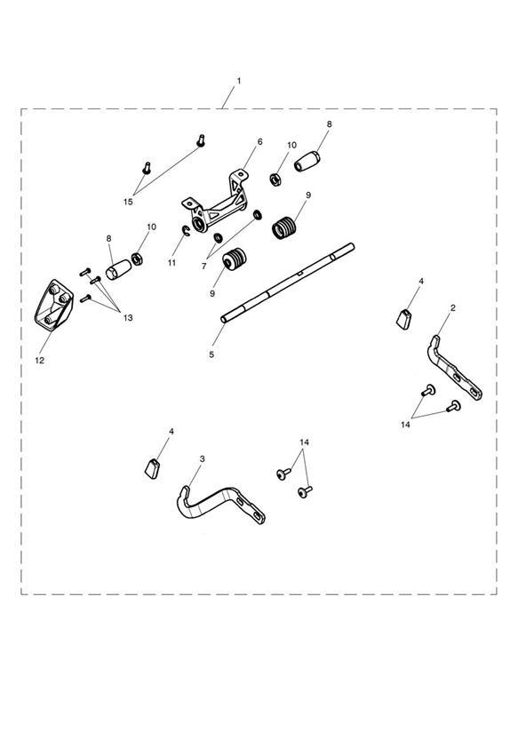 Diagram Mounting Kit, Pannier for your 2013 Triumph Tiger   