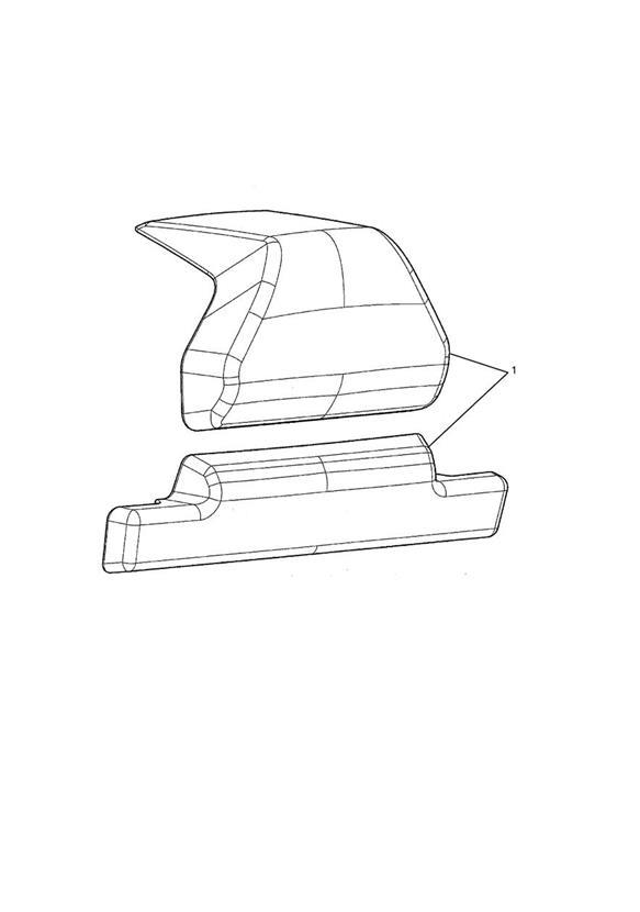 Full size assembly image of Backrest, Topbox (1/1)