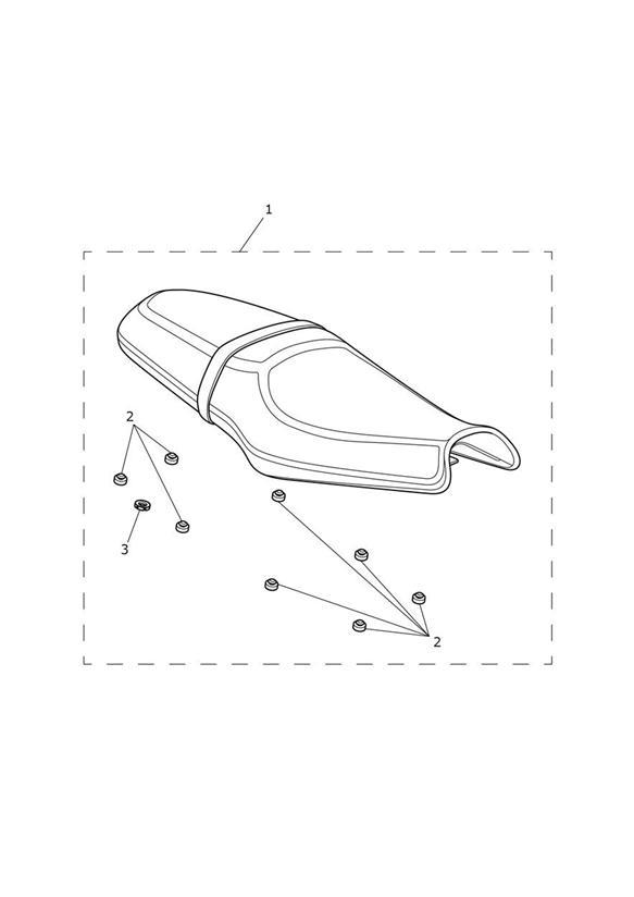 Diagram Seat Assembly & Toolkit for your Triumph Bonneville Bobber  