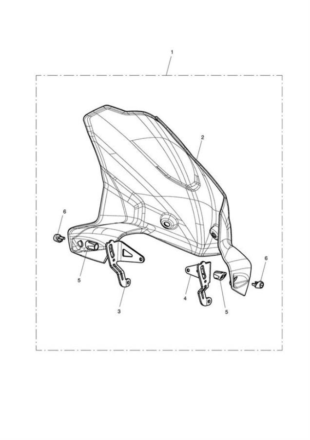 2018 Triumph Tiger XRT Adjustable High Screen Kit, US. Motorcycle ...