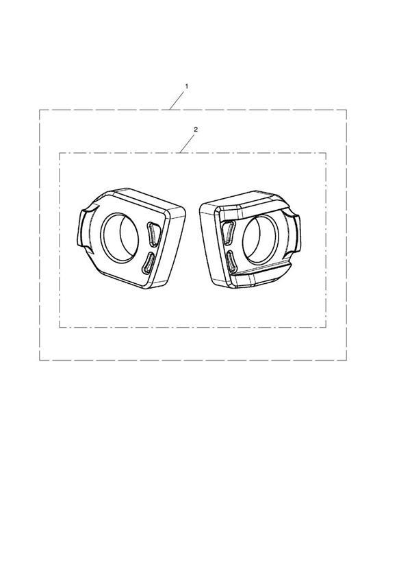 Full size assembly image of BUNDLE - Chain Adjuster, Red - All Mkts Expt US, CA, BR & IN (1/1)