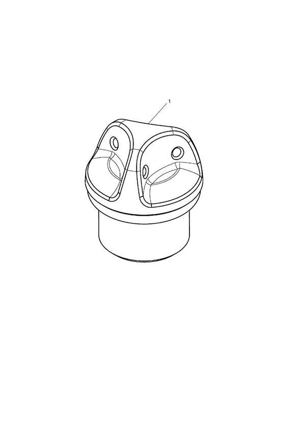 Full size assembly image of Oil Filler Cap, Grey (1/1)