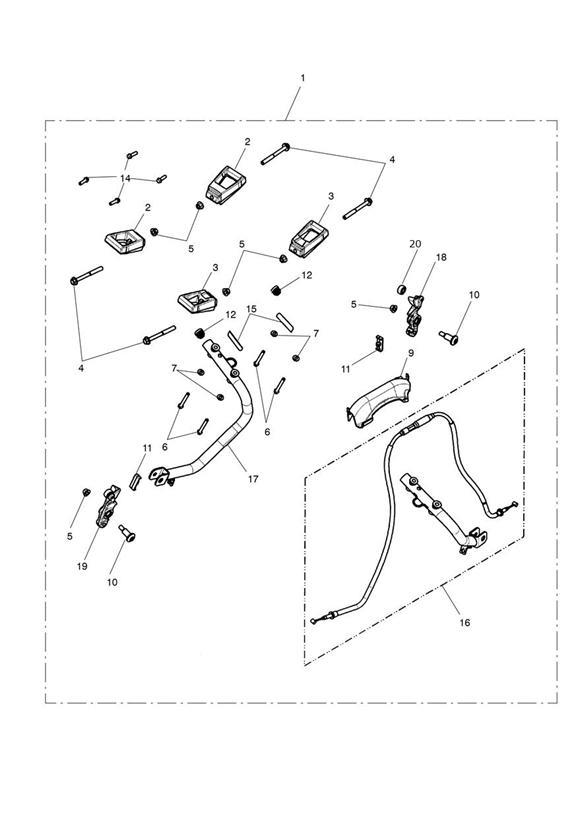 Diagram Mounting Kit, Pannier for your 2003 Triumph Tiger   