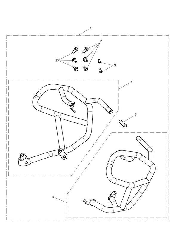 Full size assembly image of Engine Dresser Bar Kit (1/1)