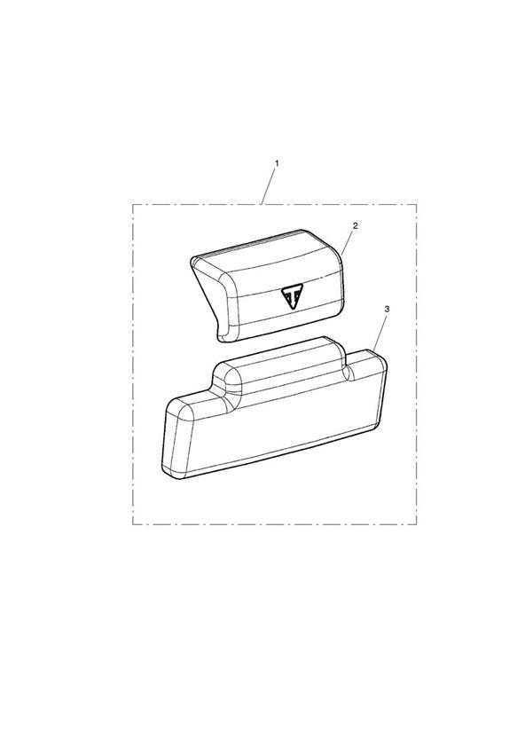 Full size assembly image of Top Box, Back Rest Kit (1/1)