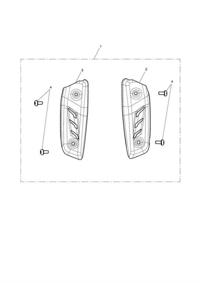 Full size assembly image of Radiator Finisher Kit (1/1)