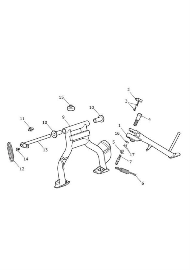 Diagram Stands for your 2020 Triumph Bonneville   