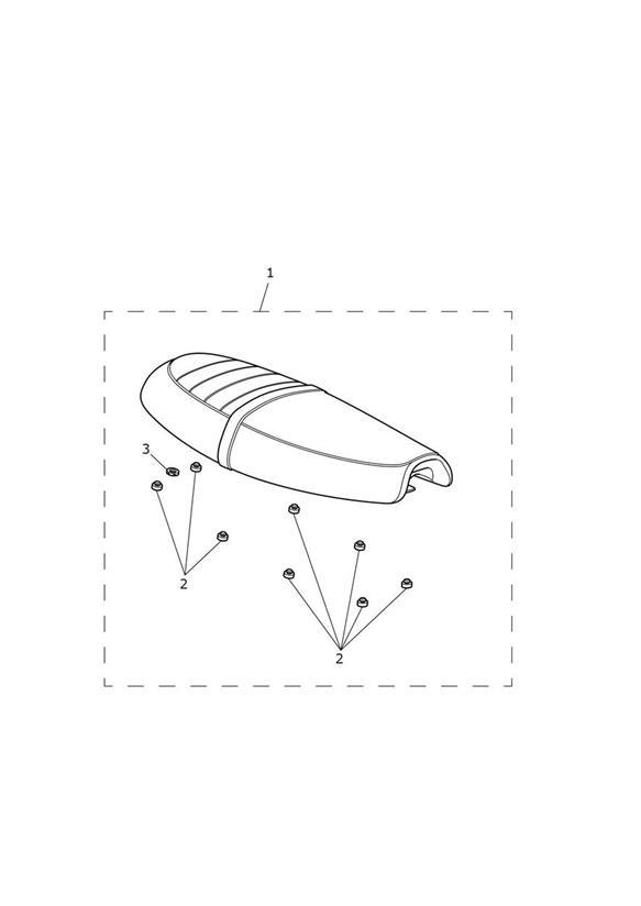 Diagram Seat Assembly & Toolkit for your Triumph Bonneville Bobber  