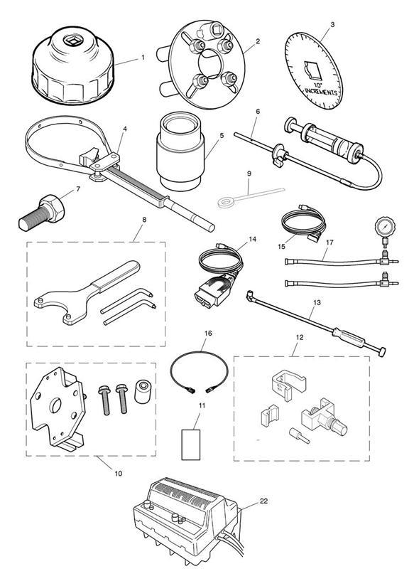 Diagram Service Tools for your 2021 Triumph Bonneville T100 EFI  