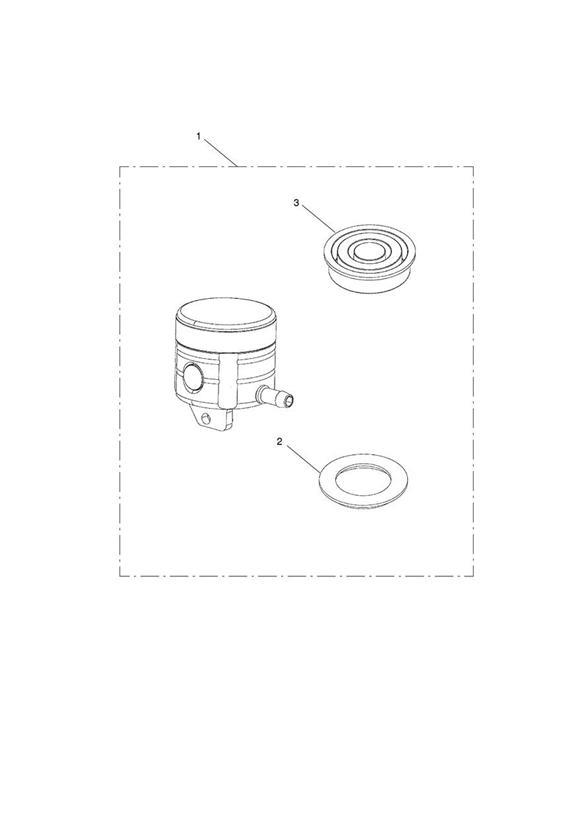 Diagram Front Brake Reservoir for your 2014 Triumph Thunderbird   
