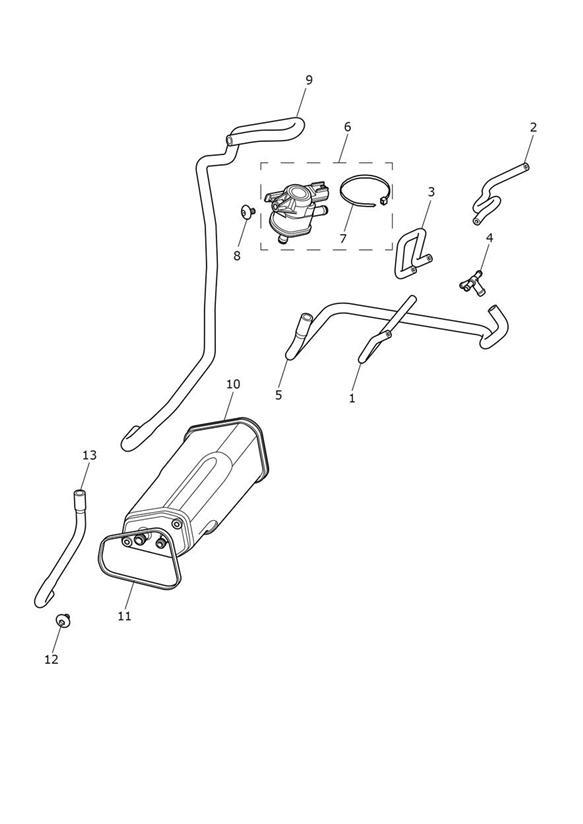 Full size assembly image of Evaporative Loss Control System (1/1)