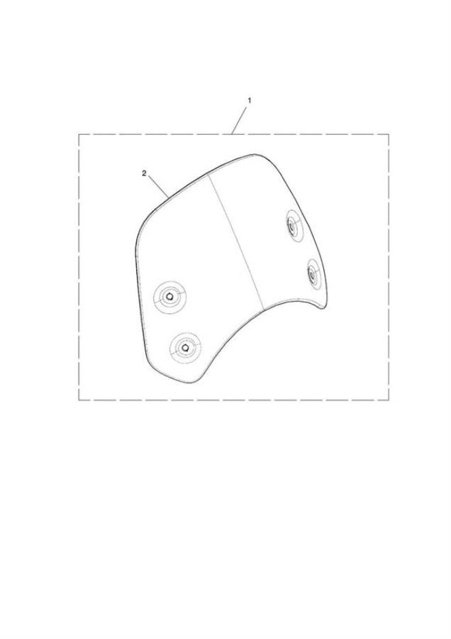 Full size assembly image of Screen, Short, Clear (1/1)