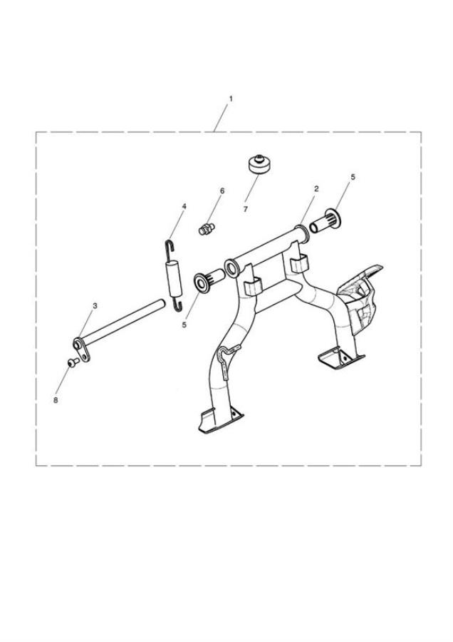 Diagram Centre Stand Kit - 759204 > for your 2020 Triumph Bonneville   