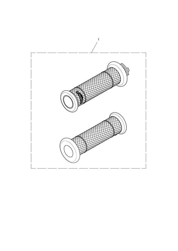 Full size assembly image of Diamond Grip Kit, D22.2, Black (1/1)