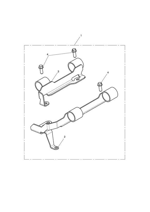 Full size assembly image of Mounting Kit, U Lock (1/1)