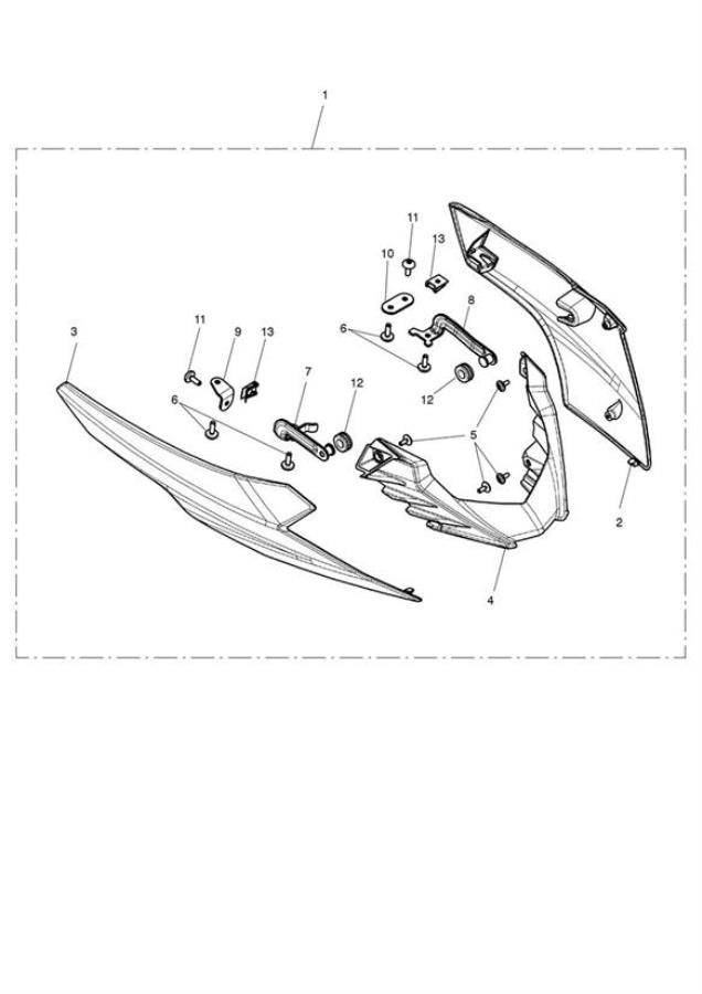 Diagram Bellypan, Painted, Kit for your Triumph