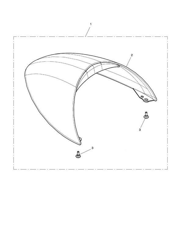 Diagram Seat Cowl, Dual for your Triumph Thruxton  