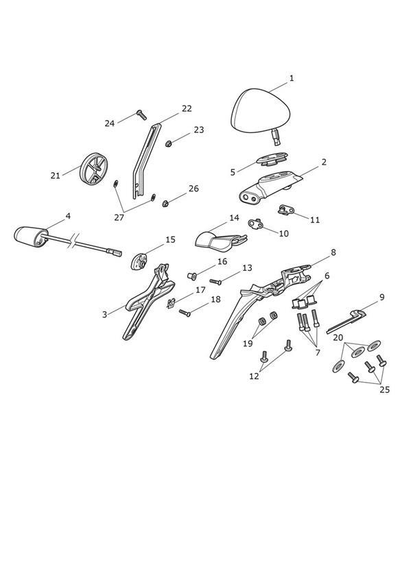 Diagram Rear Light for your Triumph Bonneville Bobber  