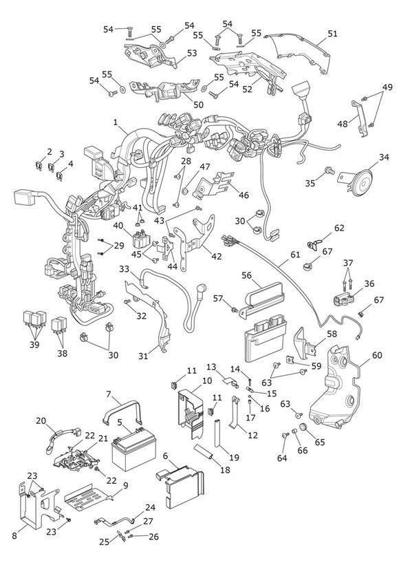 Diagram Electrical Equipment for your Triumph