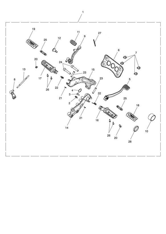 Diagram Controls, Mid, Kit for your Triumph Bonneville Speedmaster  