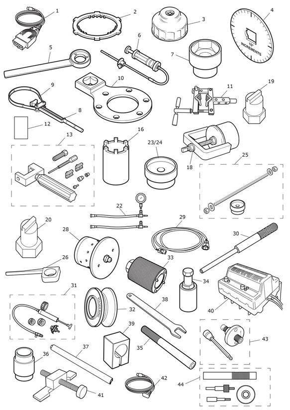 Diagram Service Tools for your 2015 Triumph Tiger  EXPLORER XR 