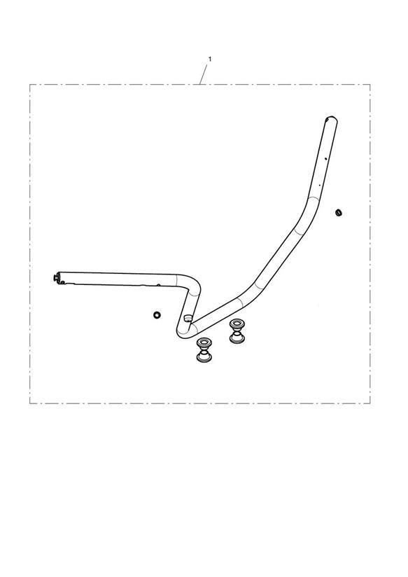 Full size assembly image of High Handlebar Kit, Chrome (1/1)