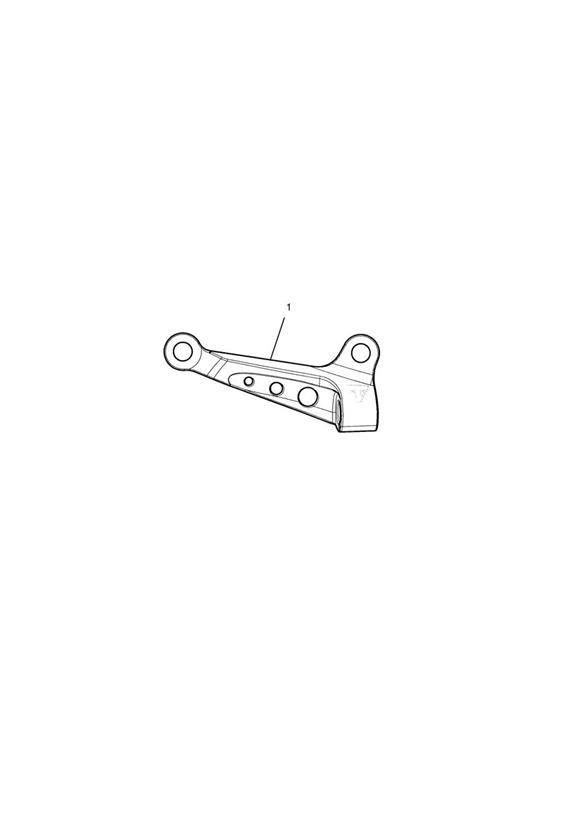Full size assembly image of Clutch Cable Guide, Clear Anodised (1/1)