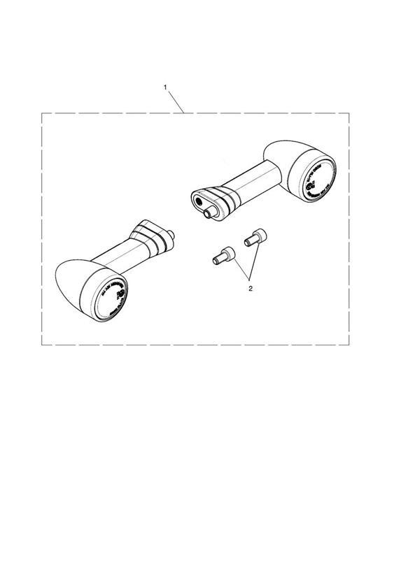 Diagram LED Indicator Kit, D40, Short, 40 Lead for your Triumph