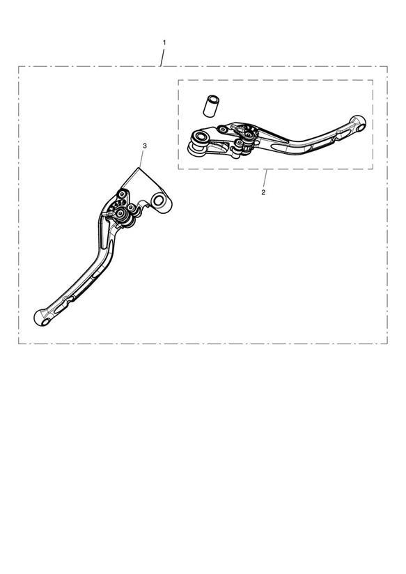 Diagram Lever Kit, Adj Standard, Long for your Triumph Speed Triple  