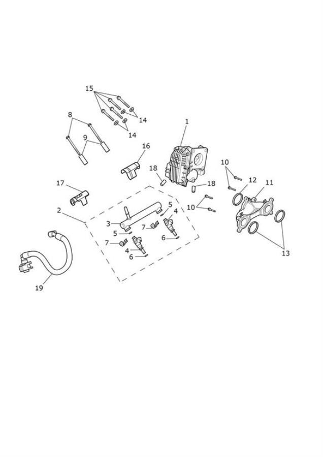 Diagram Throttle Bodies for your 2021 Triumph Bonneville Bobber   